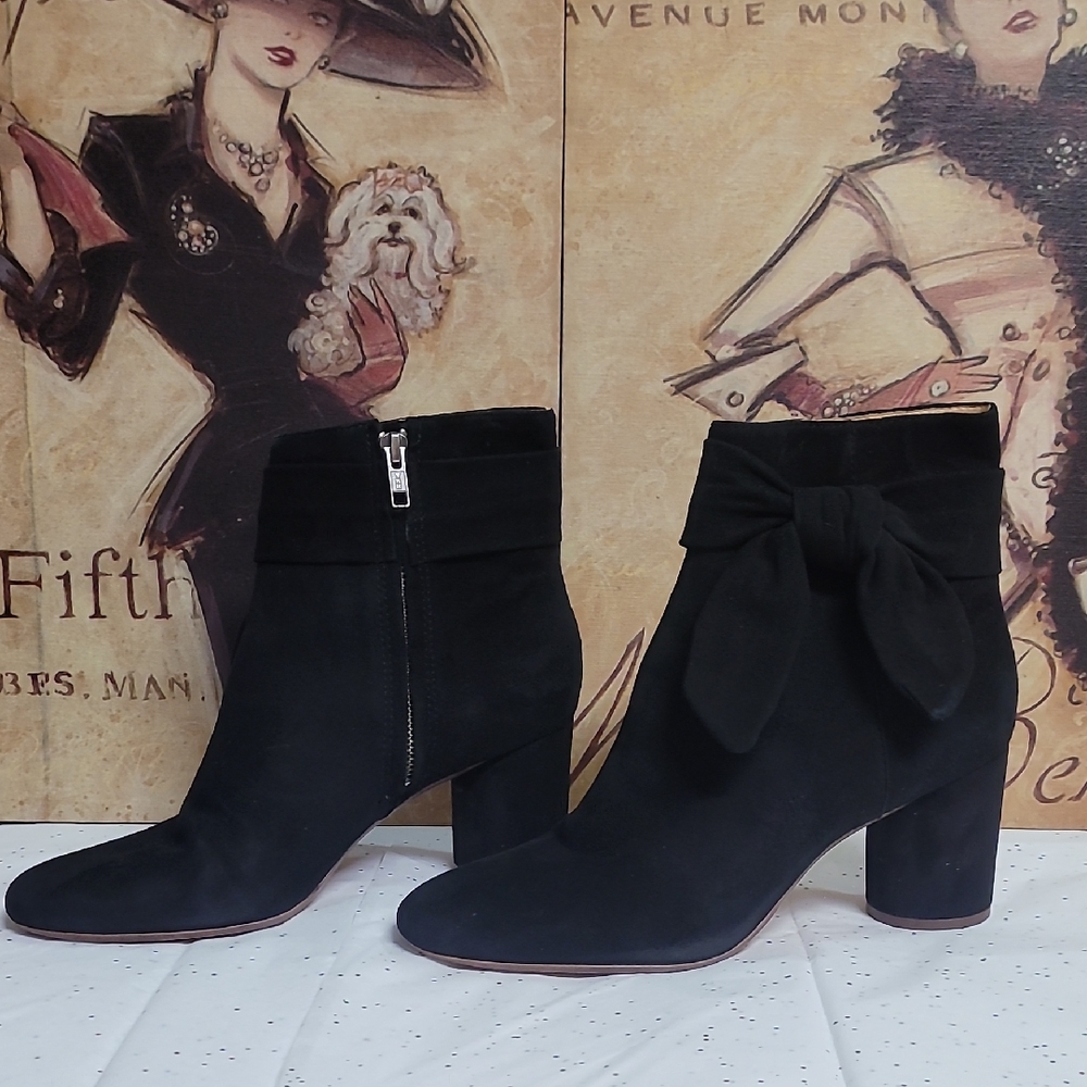 Madewell The Esme Suede Bow Boot
